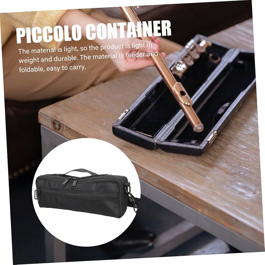 Flute、Piccolo収納特注ケース、布カバー付き一品もの フルートケースカバー 楽器 管楽器 フルート C管用 ハードケース